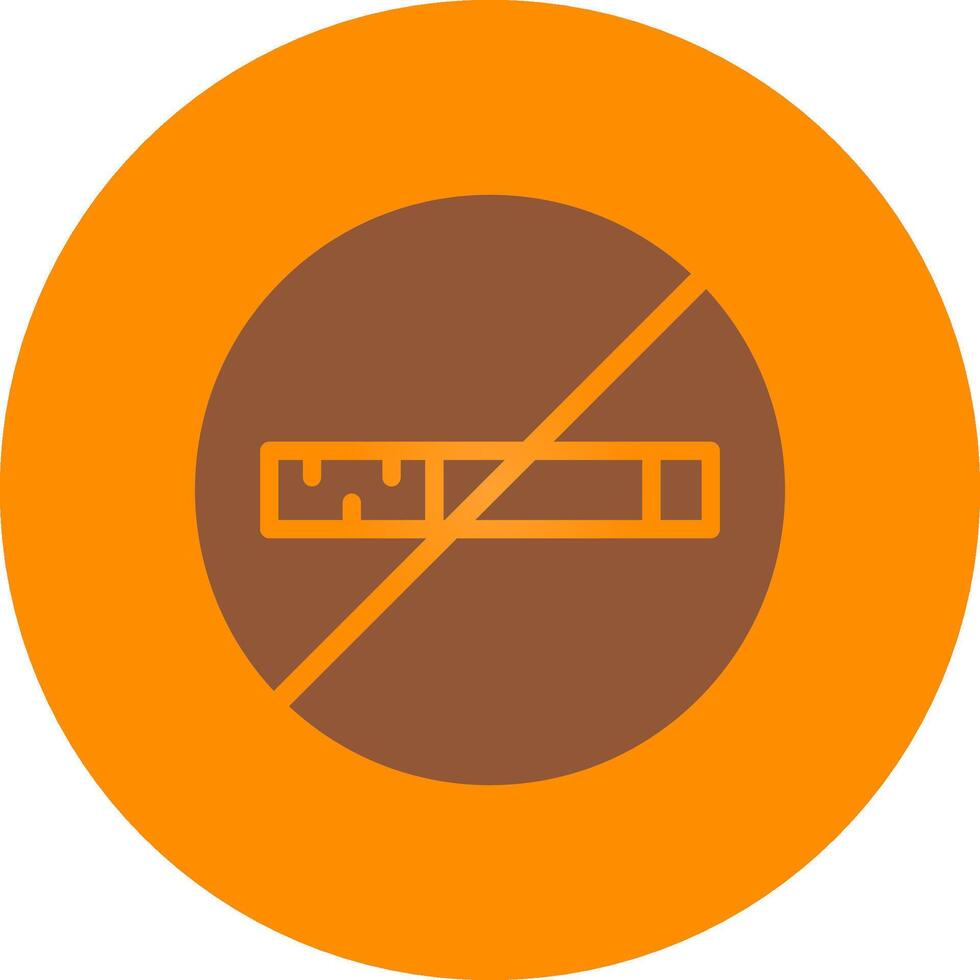 No Smoking Creative Icon Design vector