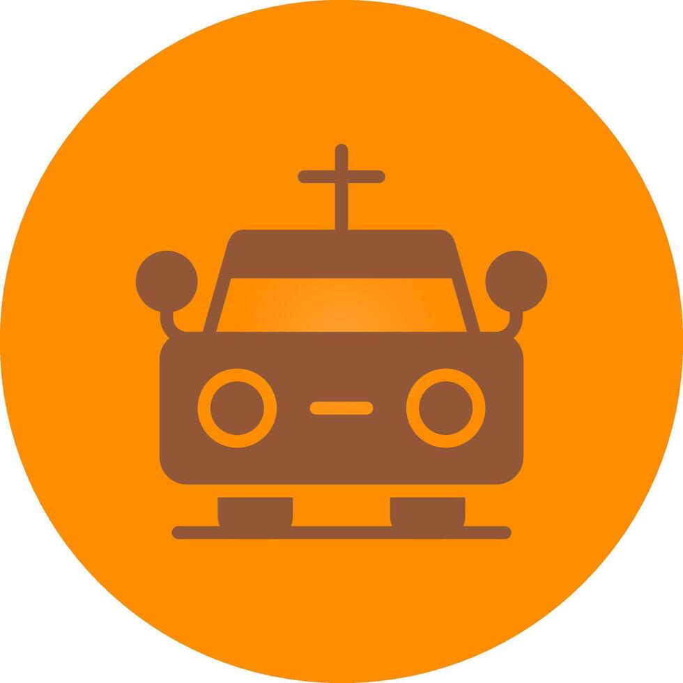 Hearse Creative Icon Design vector