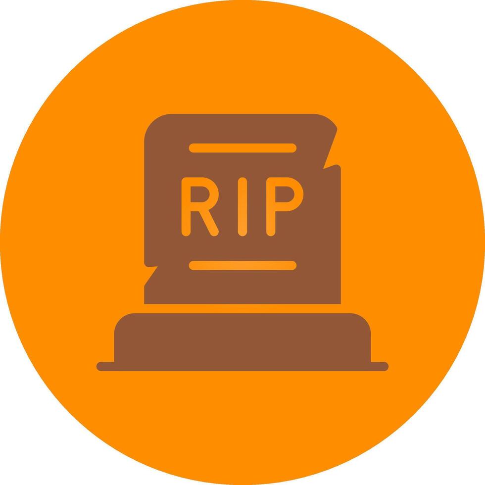 Grave Creative Icon Design vector