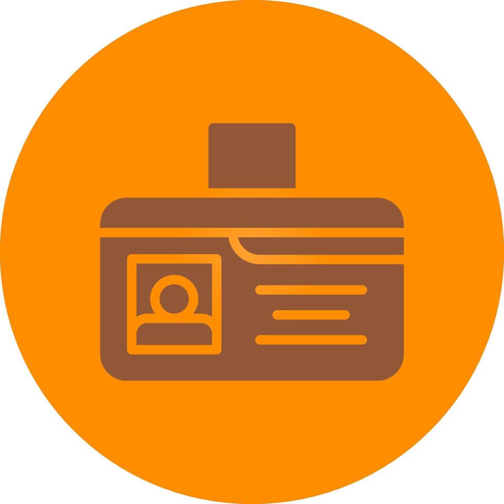 Identification Card Creative Icon Design vector