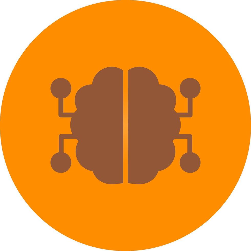 Neurons Circuit Creative Icon Design vector