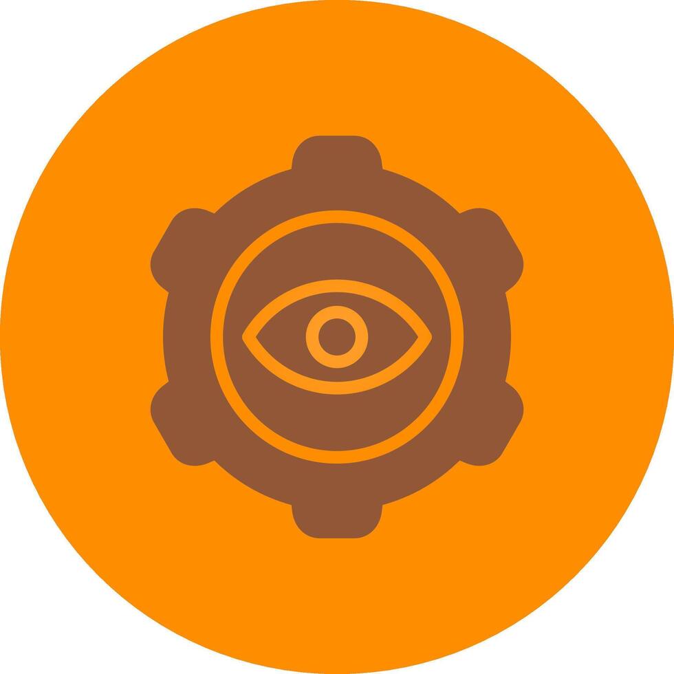 Eye Setting Creative Icon Design vector