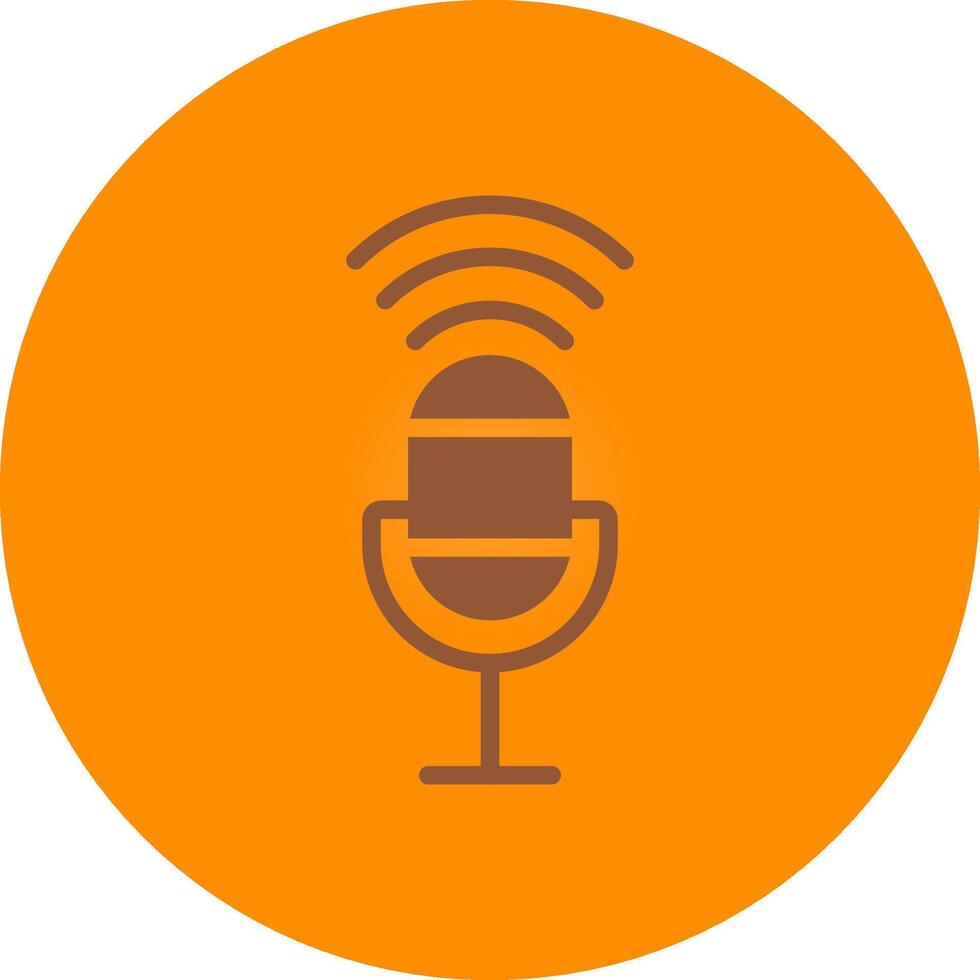 Voice Control Creative Icon Design vector