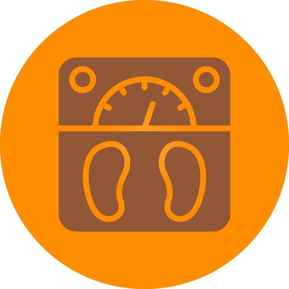 Line bronw Glpyh Design vector