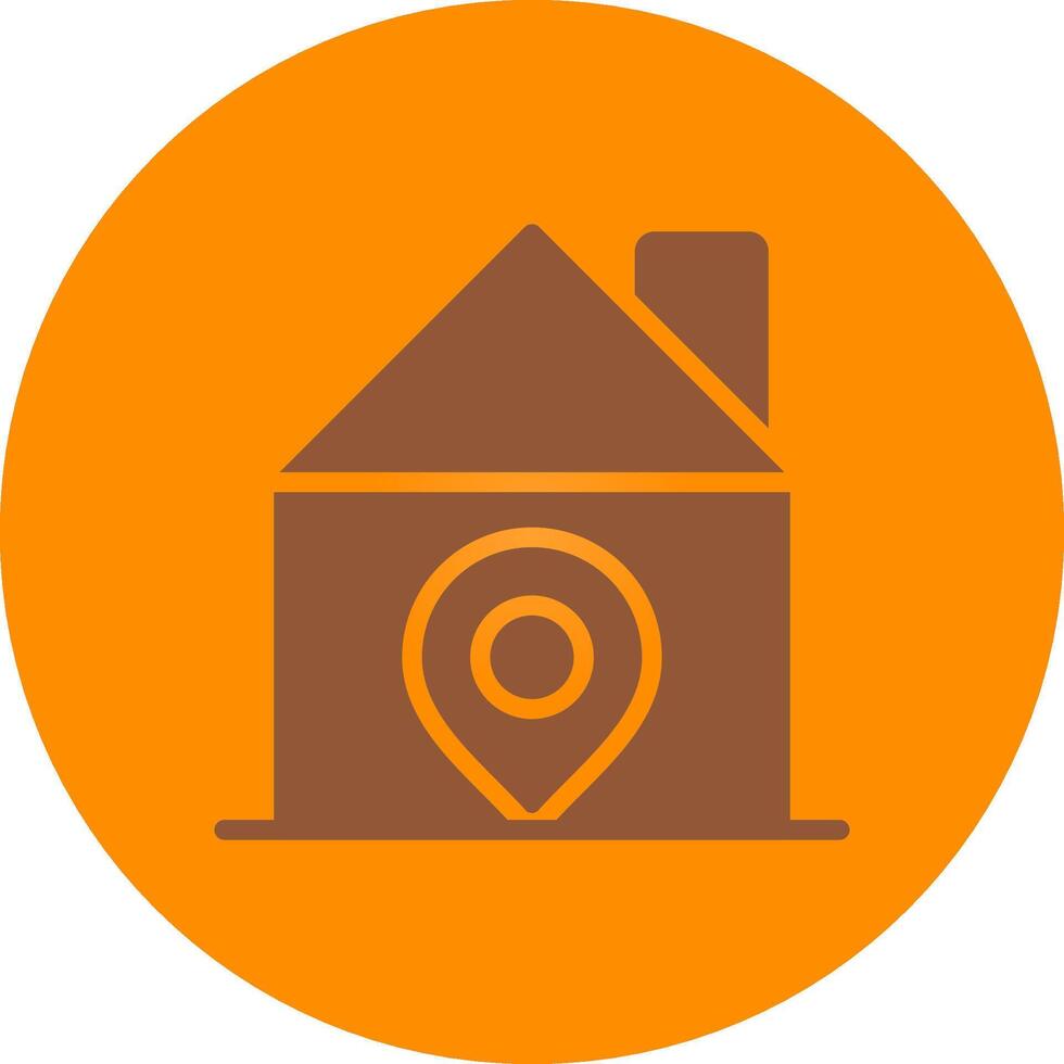 Home Location Creative Icon Design vector