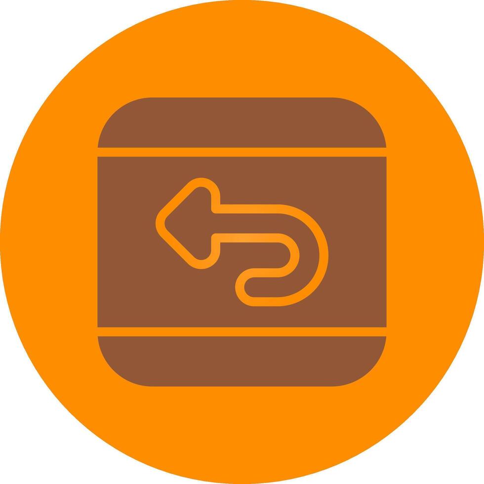 Undo Creative Icon Design vector