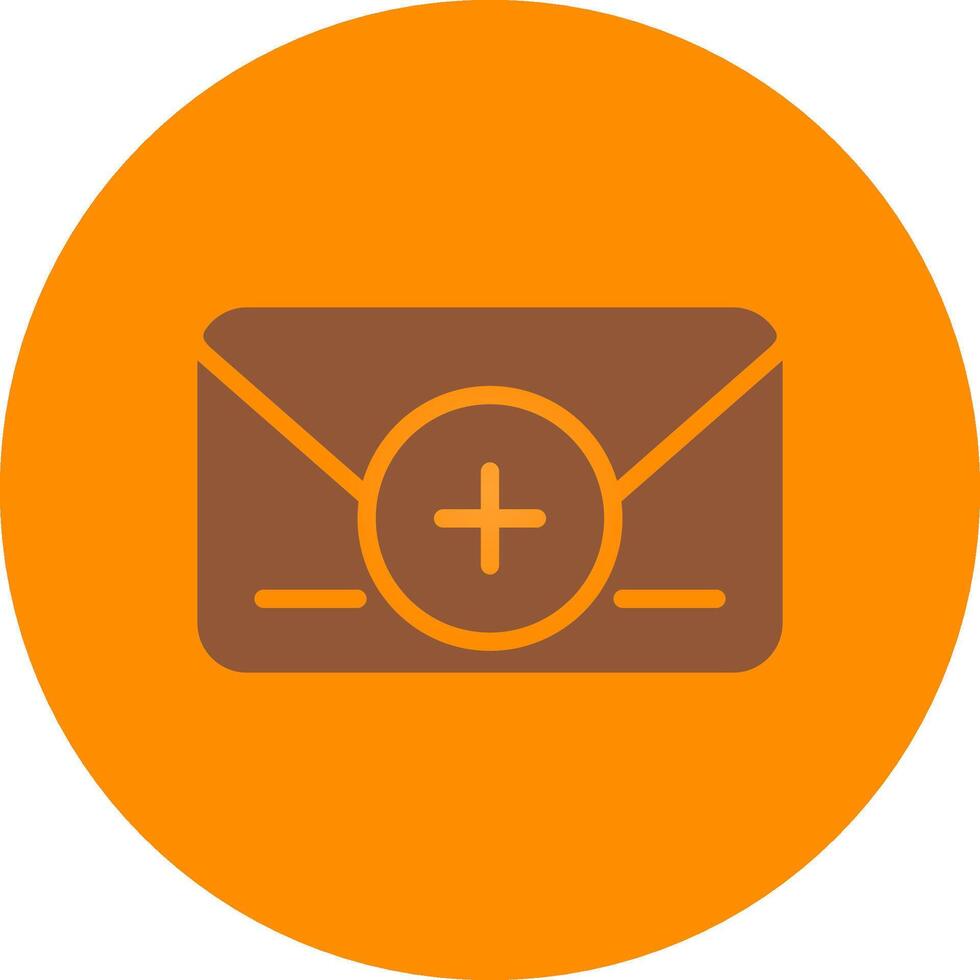 Line bronw Glpyh Design vector