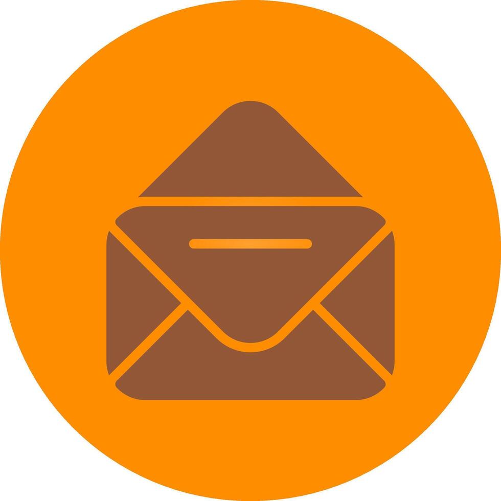 Line bronw Glpyh Design vector