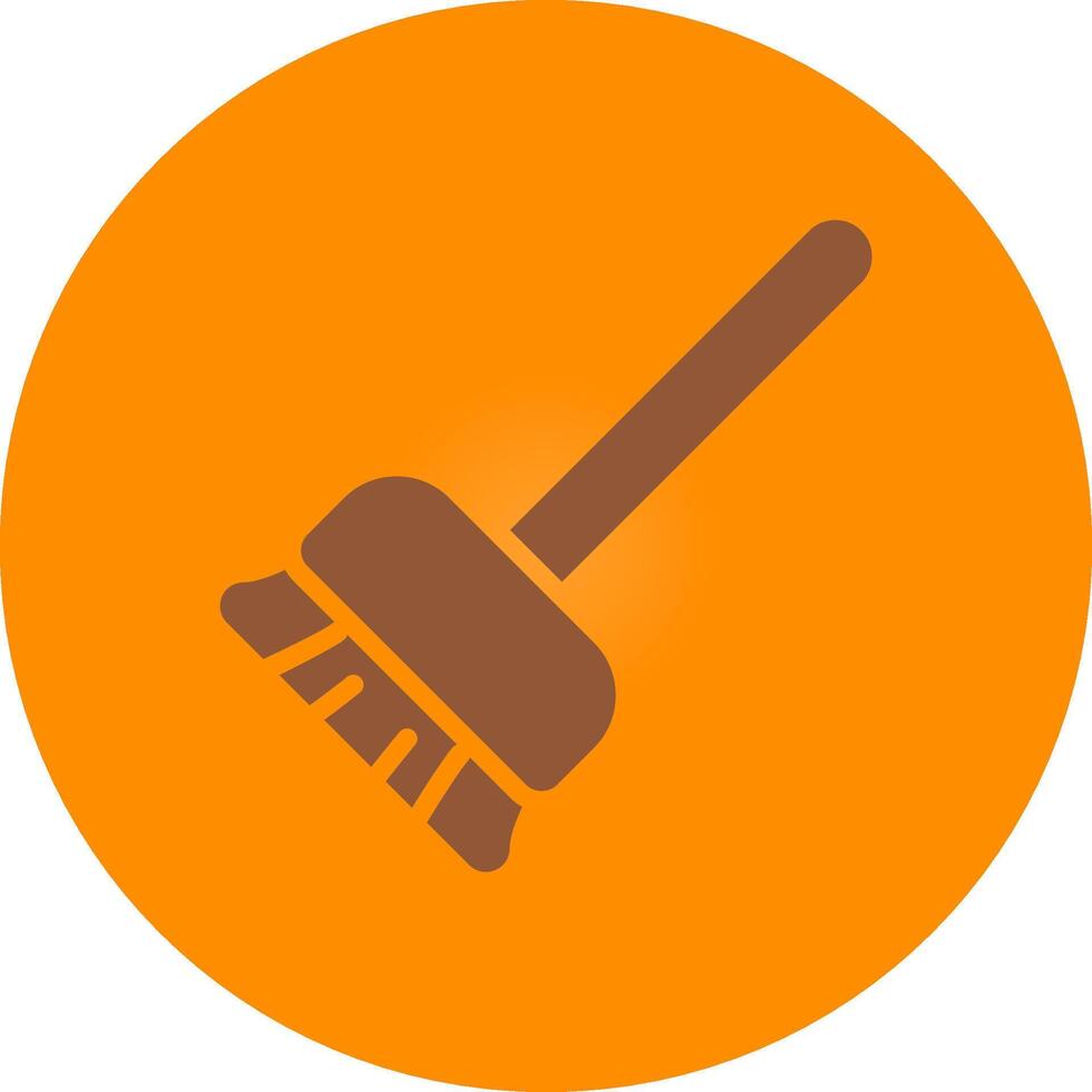 Line bronw Glpyh Design vector