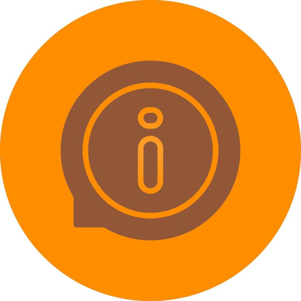Line bronw Glpyh Design vector