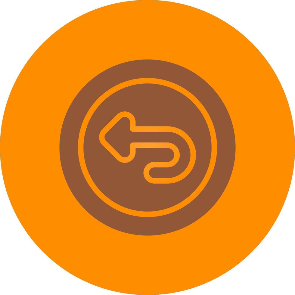 Undo Creative Icon Design vector