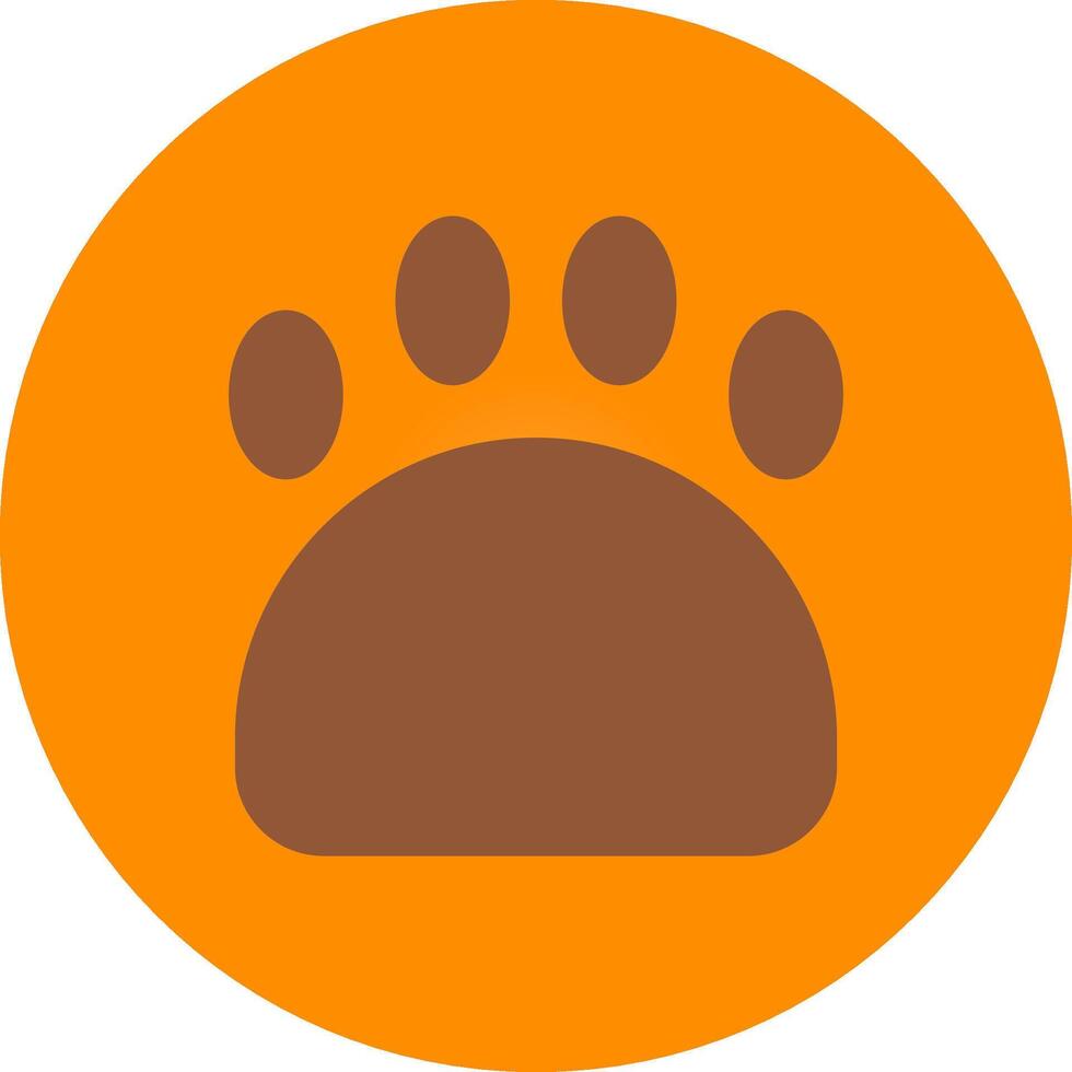 Line bronw Glpyh Design vector
