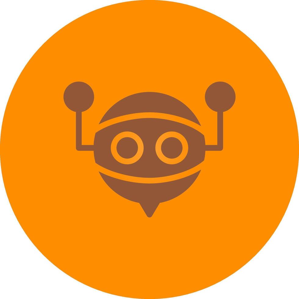 Virtual Assistant Creative Icon Design vector