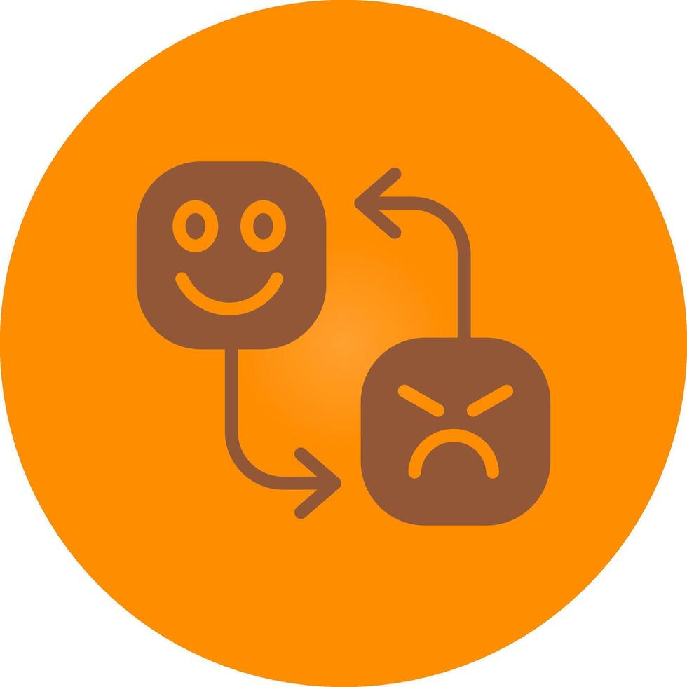 Mood Swing Creative Icon Design vector
