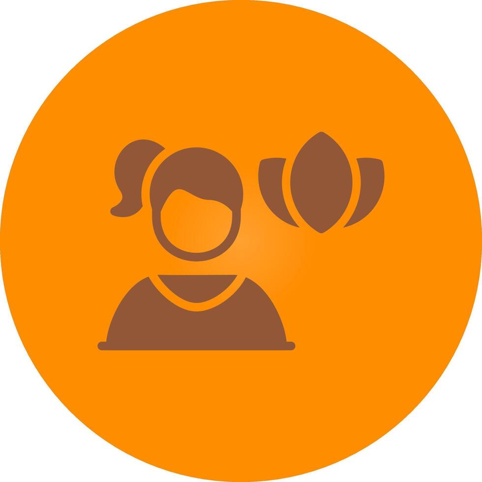 Meditation Creative Icon Design vector