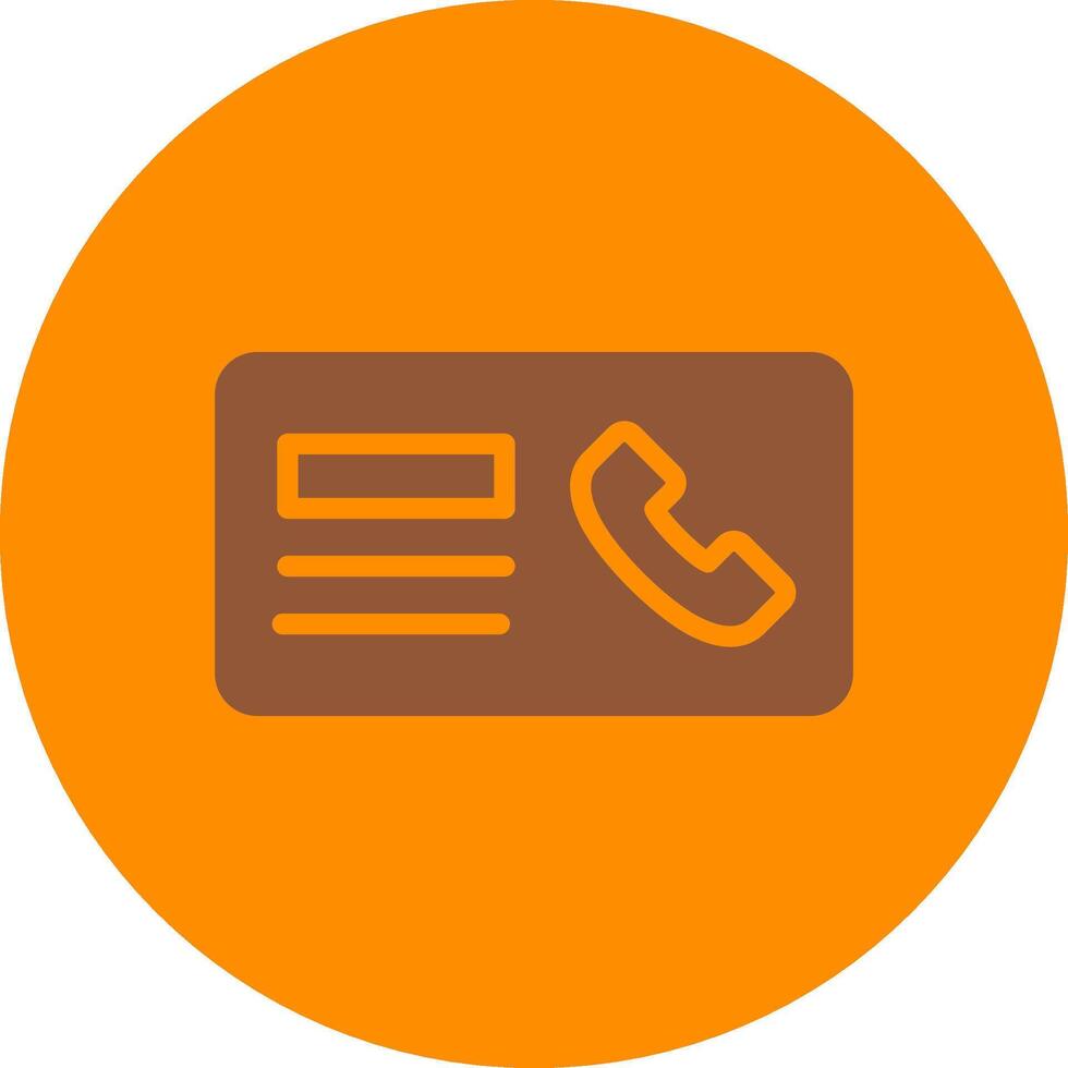 Minimal Contact Creative Icon Design vector
