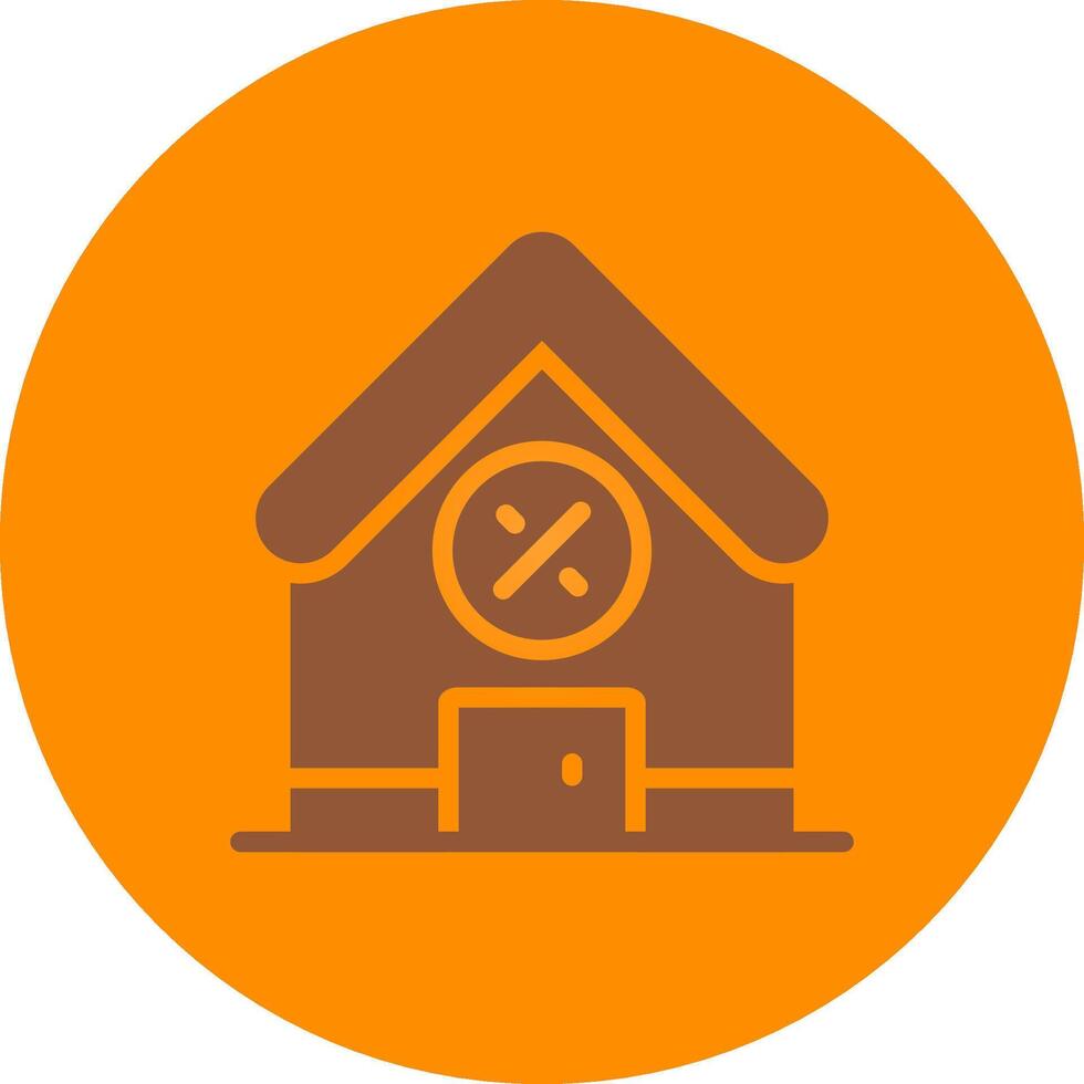 Home Office Tax Deduction Creative Icon Design vector