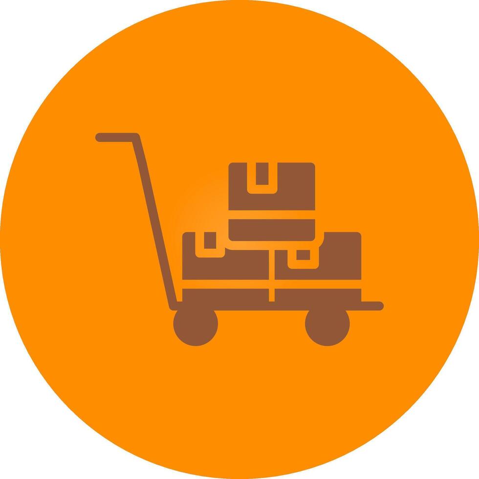 Trolley Creative Icon Design vector