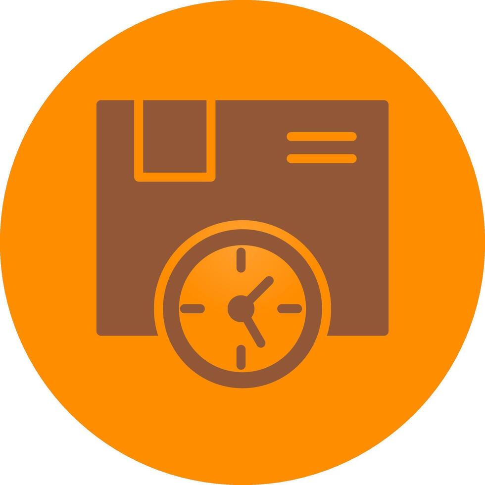 Delivery Time Creative Icon Design vector