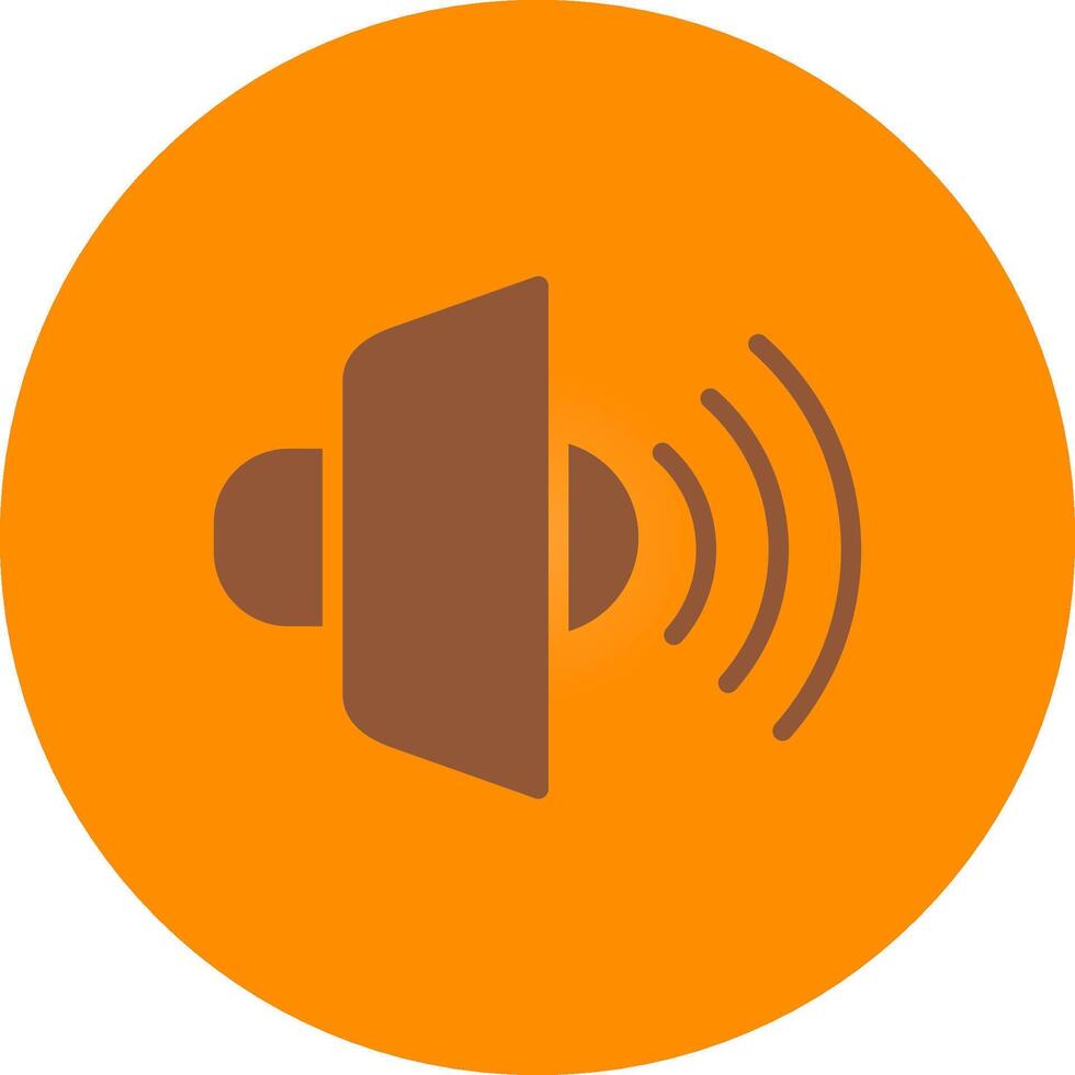 Loud Speaker Creative Icon Design vector