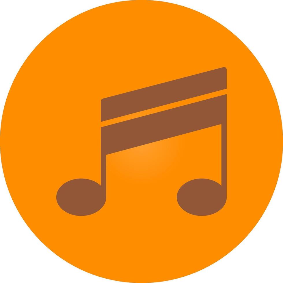 Line bronw Glpyh Design vector