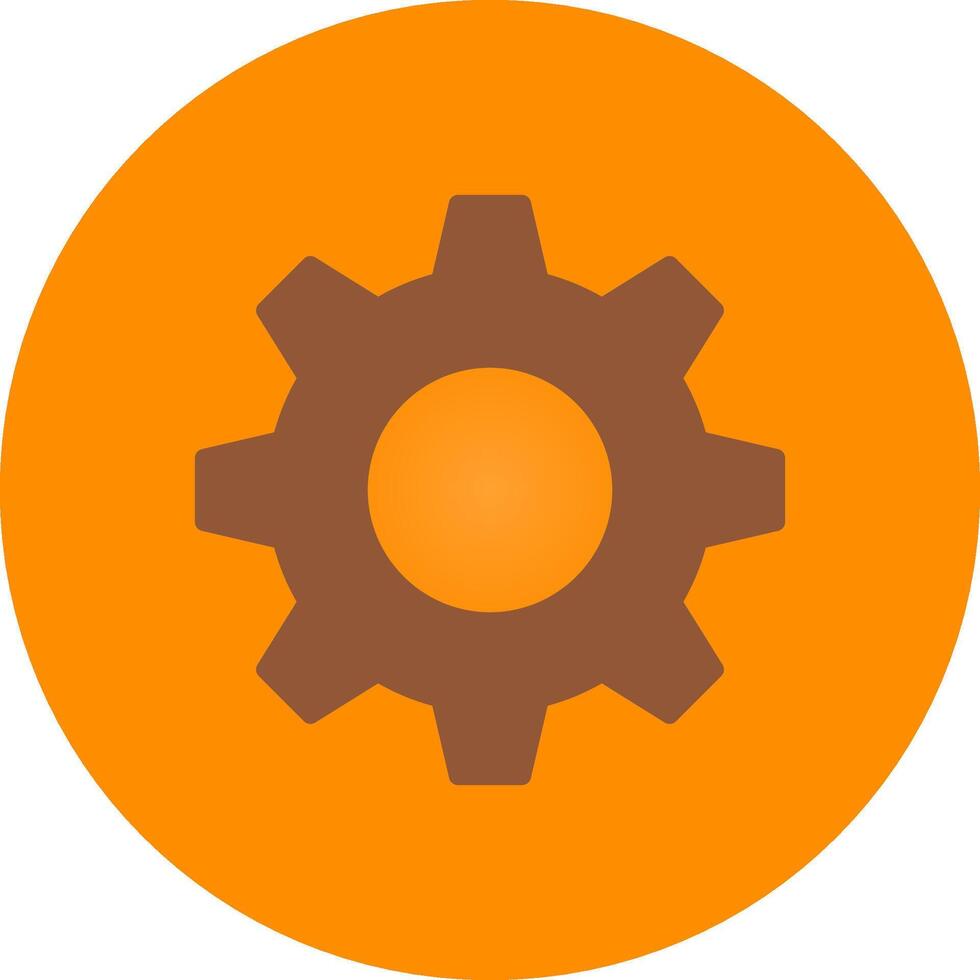 Cog Creative Icon Design vector