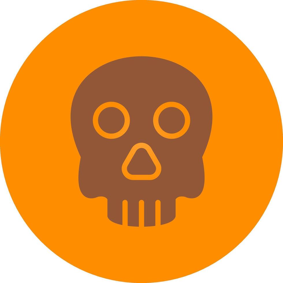 diseño de icono creativo de calavera vector