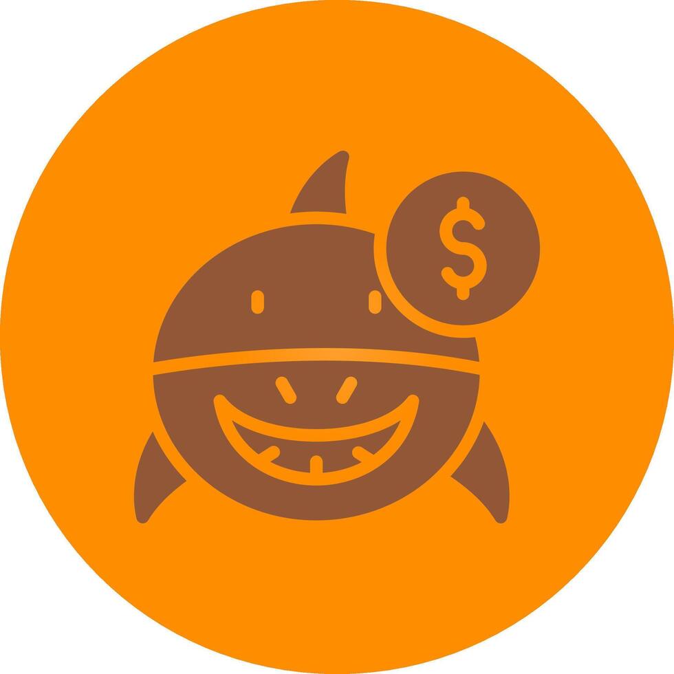 Loan Shark Creative Icon Design vector