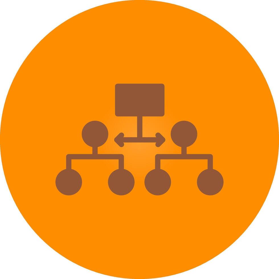 Labeled Hierarchy Creative Icon Design vector