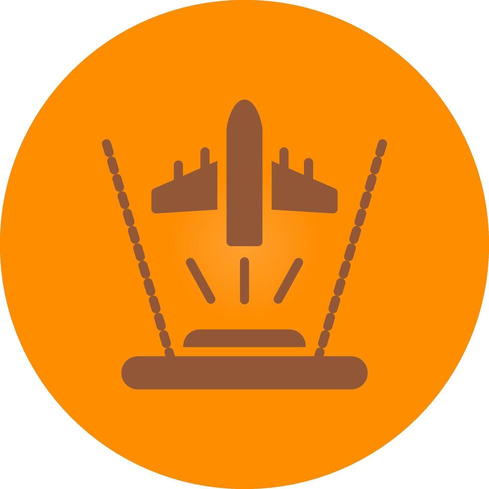 Ar Flight Training Creative Icon Design vector