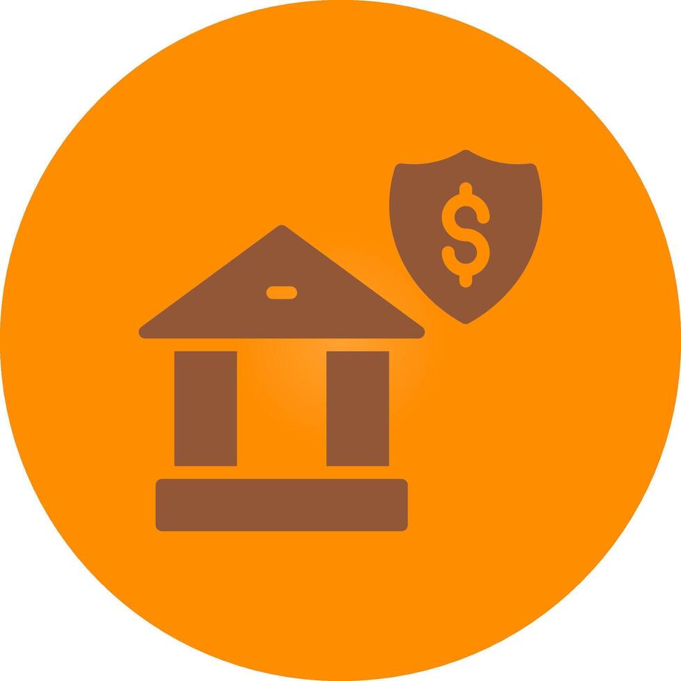 Banking Security Creative Icon Design vector