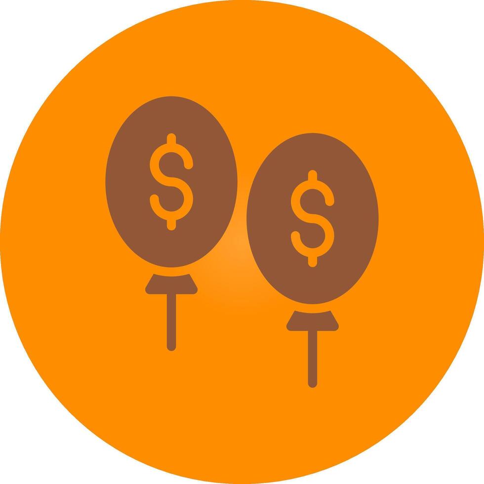Balloon Payment Creative Icon Design vector