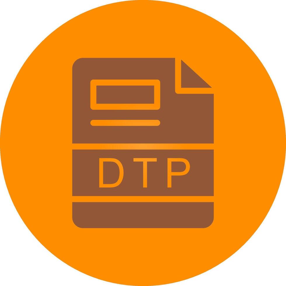 DTP Creative Icon Design vector