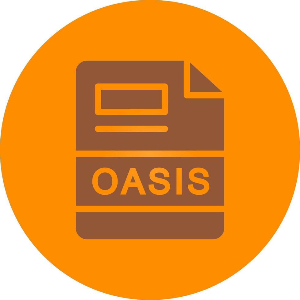 oasis creativo icono diseño vector