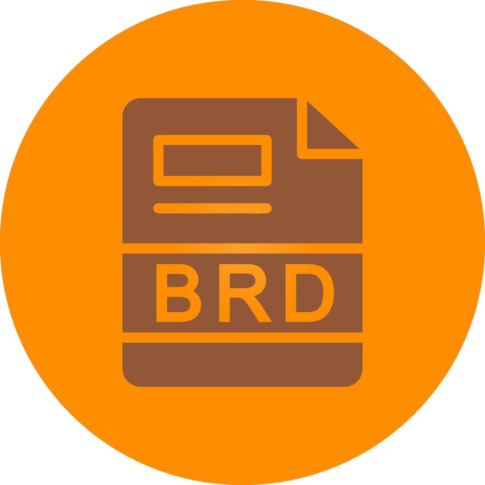 BRD Creative Icon Design vector