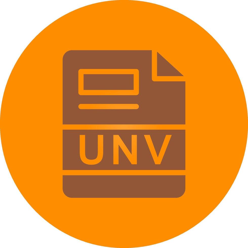 UNV Creative Icon Design vector