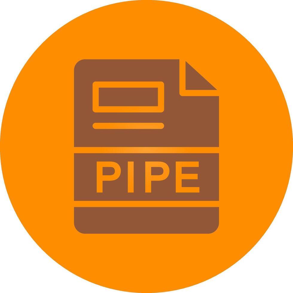 PIPE Creative Icon Design vector