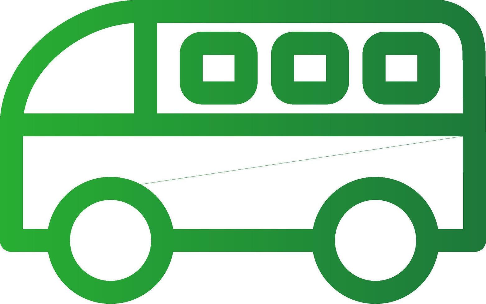 Minivan Creative Icon Design vector