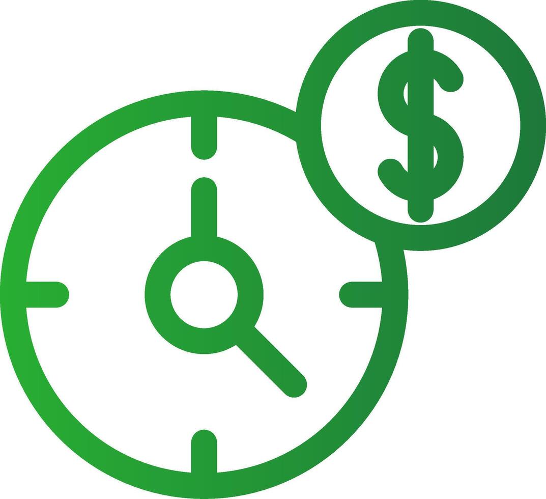 Time Is Money Creative Icon Design vector