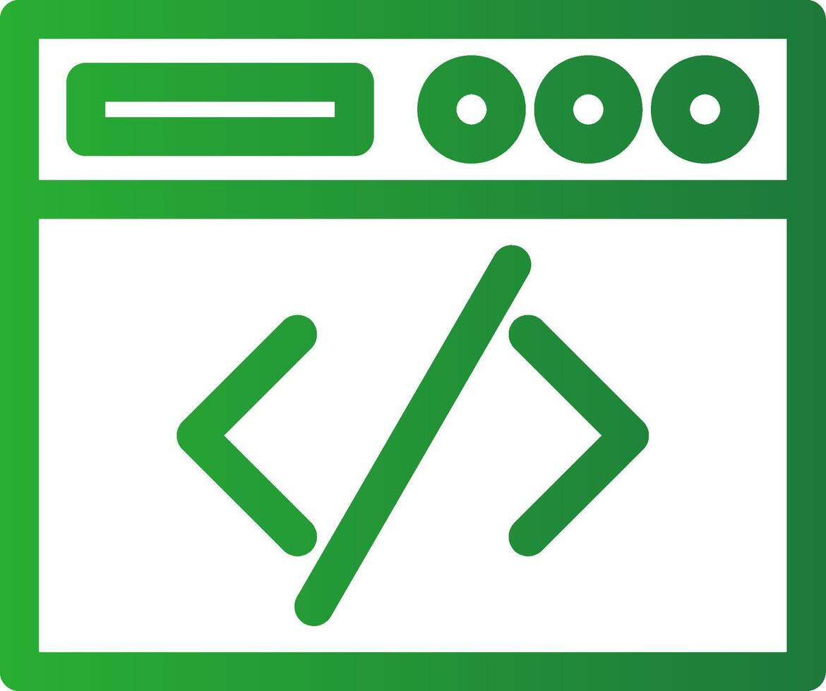 Coding Creative Icon Design vector