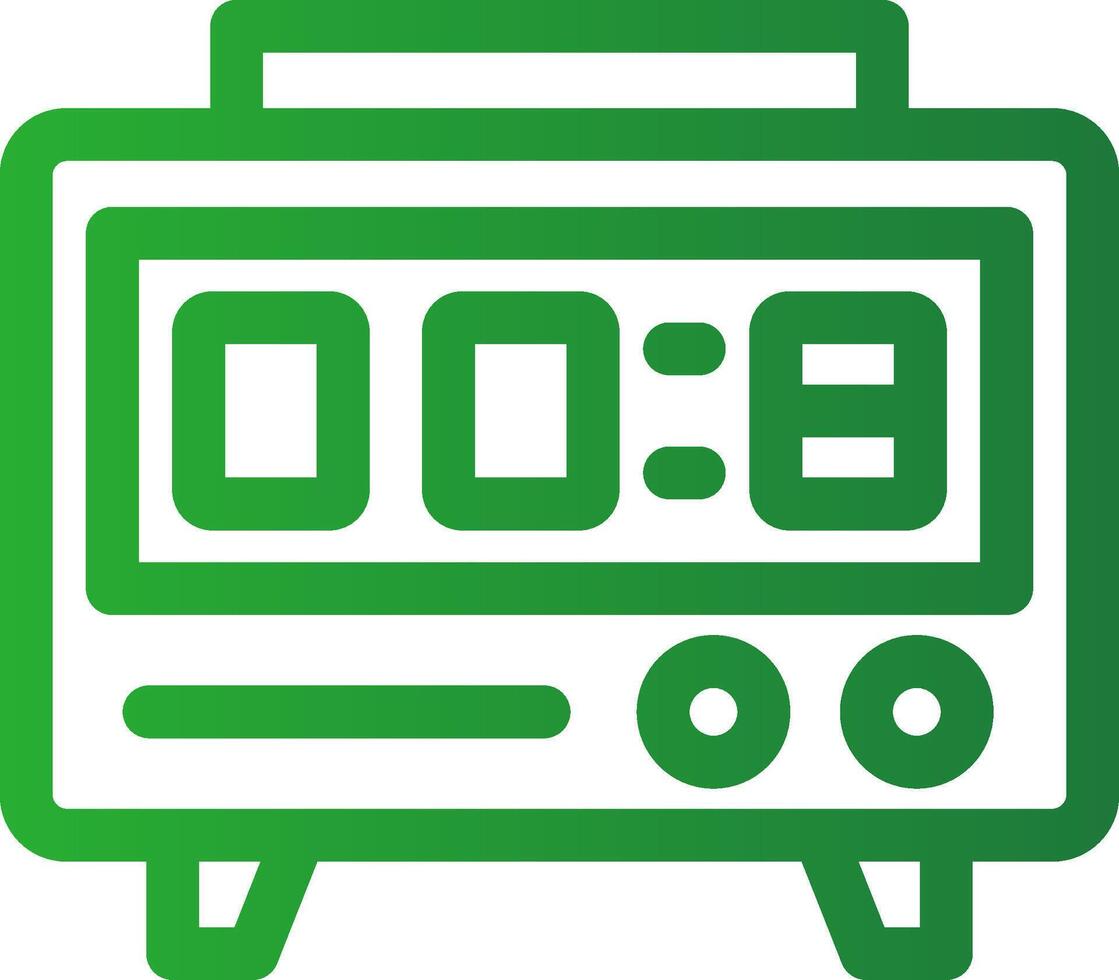Digital Stopwatch Creative Icon Design vector