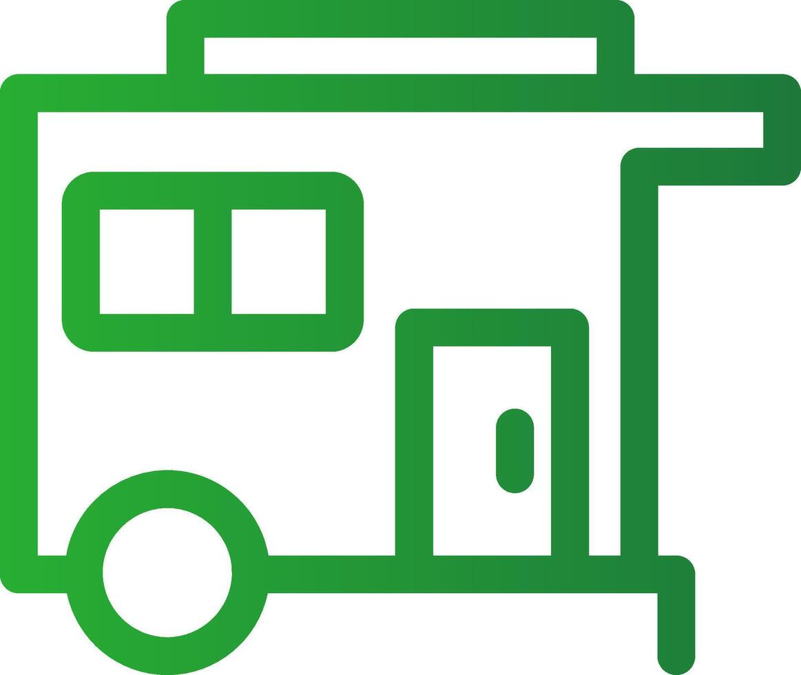 Caravan Creative Icon Design vector