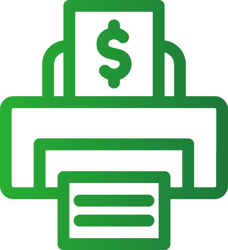 Printer Creative Icon Design vector