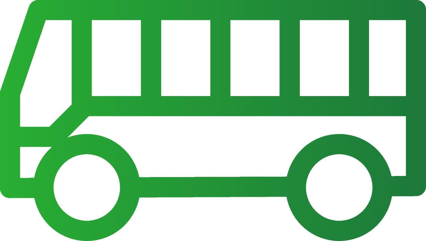 diseño de icono creativo de autobús vector