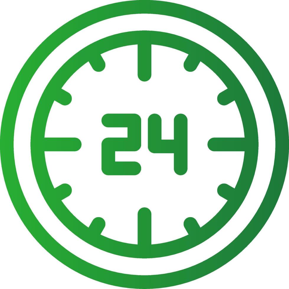 Hours Creative Icon Design vector