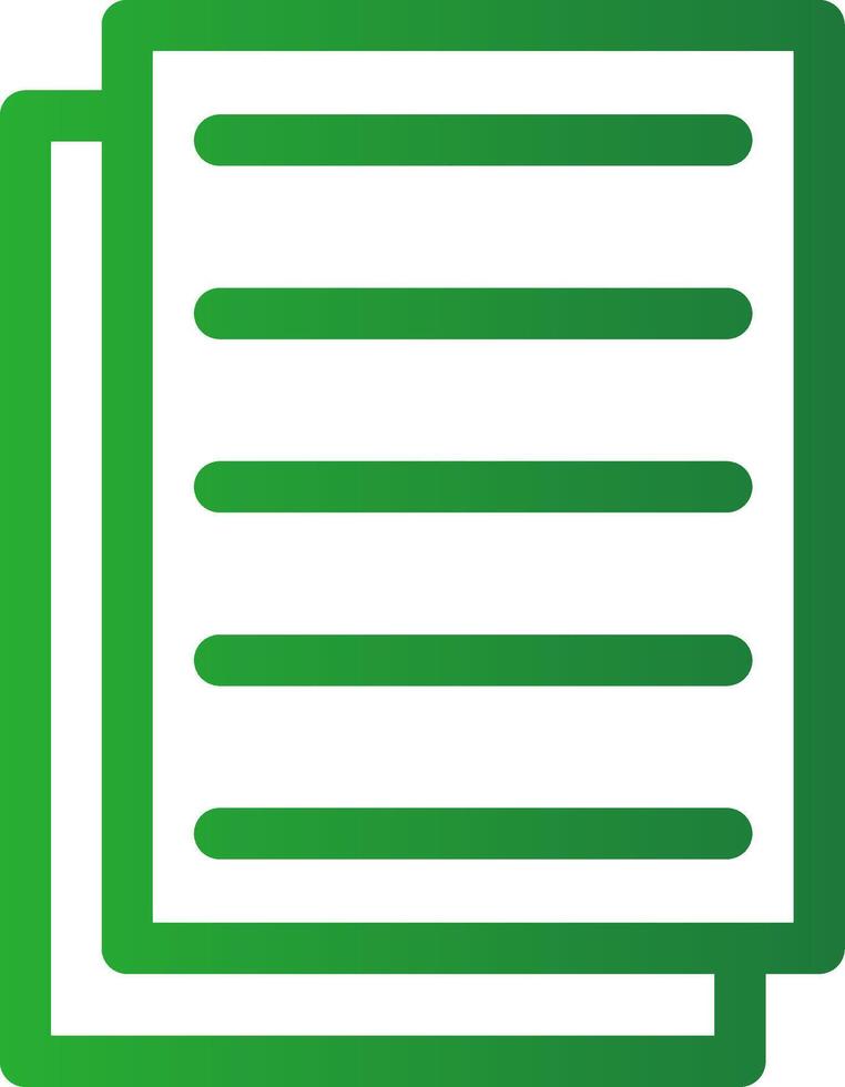 Line Green Gradient Design vector