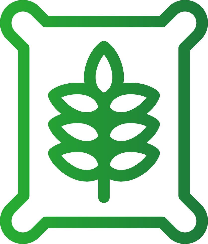 Seed Bag Creative Icon Design vector