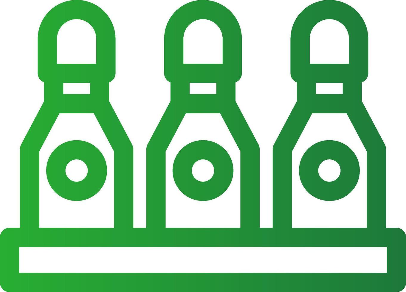 Bottles Creative Icon Design vector