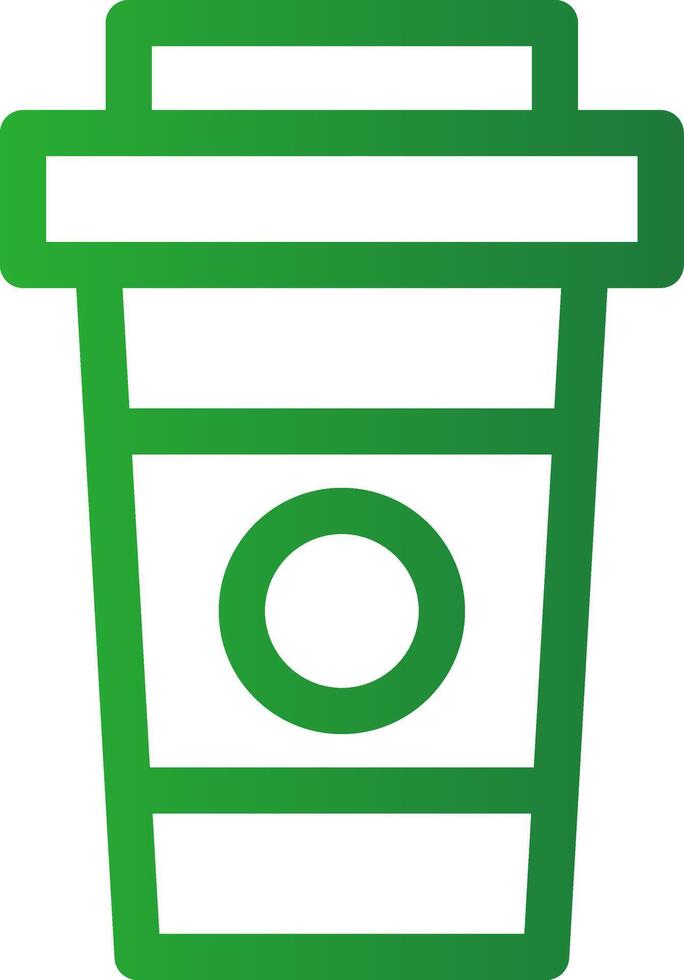 Paper Cup Creative Icon Design vector