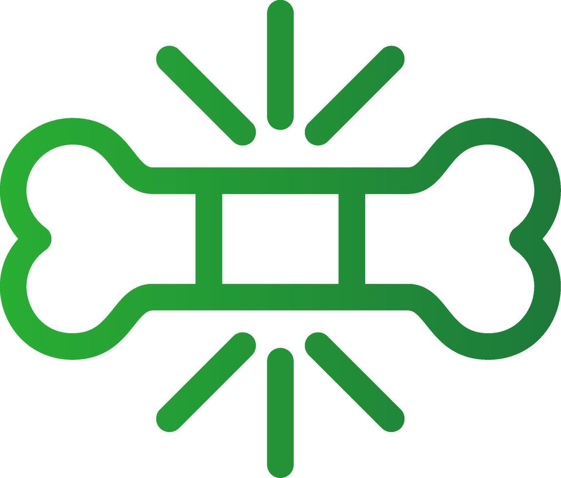 Line Green Gradient Design vector